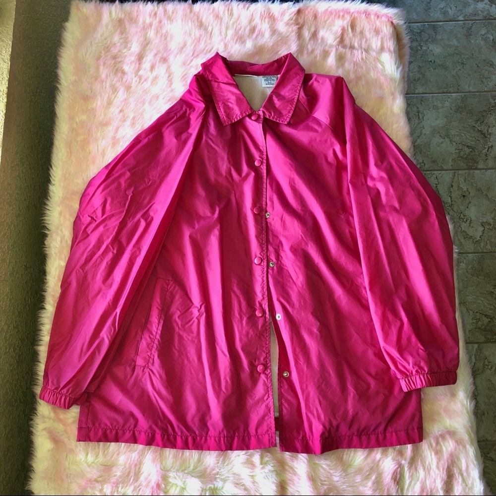 Vintage Blair Hot Pink Windbreaker XL